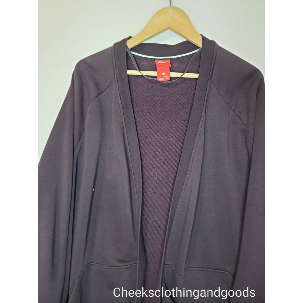 Nike Sportswear Advance 15 Purple Open Front Cardigan Plus Size 1X 863136-652 - Picture 3 of 8